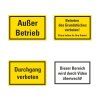 Betriebliche-Hinweisschilder