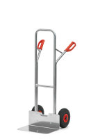 Alukarre 200 kg, H&ouml;he 1300 mm, breite Schaufel