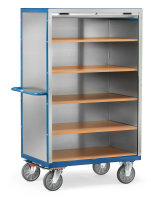 Kastenwagen 750 kg, mit Alublech verkleidet, Rollladenverschluss
