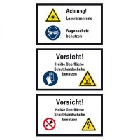 SGK02 Gebotszeichen Kombischild &quot;Geh&ouml;rschutz...