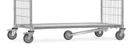 Spurrolle f&uuml;r Kommissionierwagen als 5. TPE-Rad als...