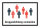 HK04 Hinweisschild bedruckt &quot;Gruppenbildung vermeiden&quot; 200mmx300mm