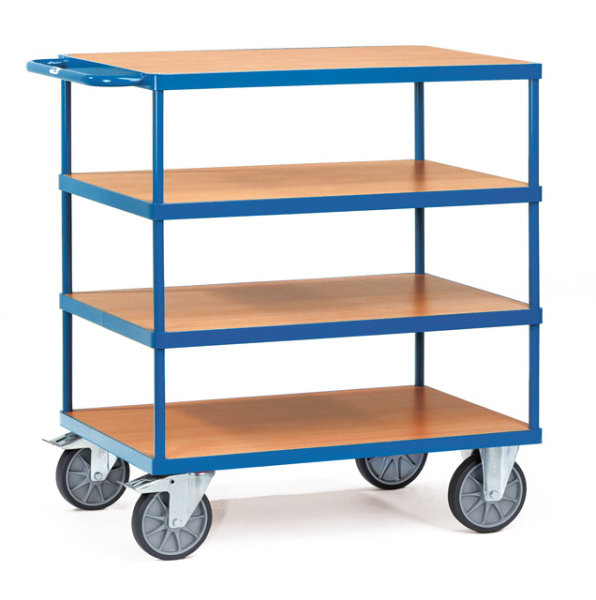 Schwere Tischwagen mit 4 B&ouml;den