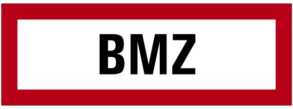 SB45 Brandschutzzeichen &quot;BMZ&quot;