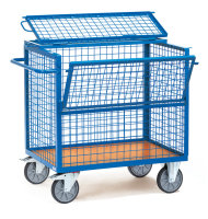 Drahtkastenwagen 600 kg, W&auml;nde aus Drahtgitter, mit...