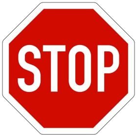 Verkehrszeichen &quot;STOP&quot;