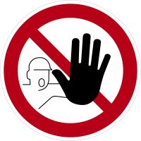 SV06 Verbotszeichen &quot;Zutritt f&uuml;r Unbefugte...