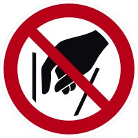 SV08 Verbotszeichen &quot;Hineinfassen verboten&quot;