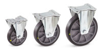 TPE-ESD-Bockrolle, R&auml;der mit TPE-ESD-Bereifung