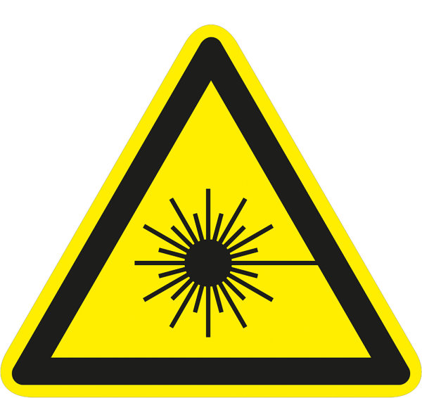 SW04 Warnzeichen &quot;Warnung vor Laserstrahl&quot;