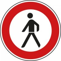 Verkehrszeichen &quot;Verbot f&uuml;r...