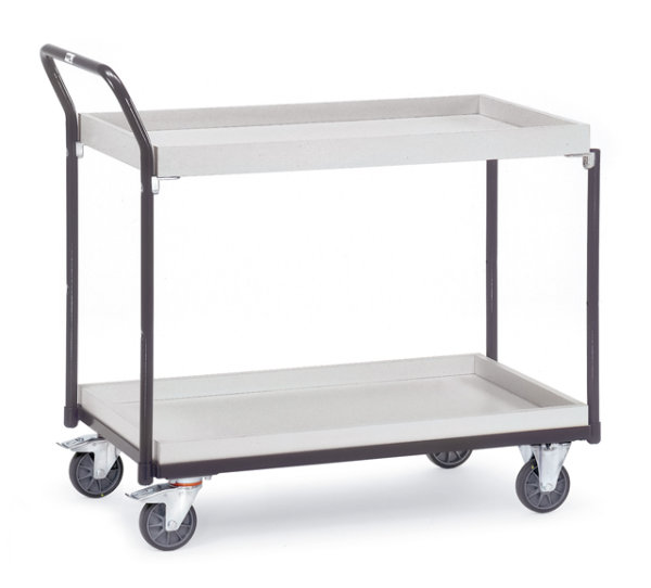 ESD-Tischwagen 250 kg; mit 2 K&auml;sten