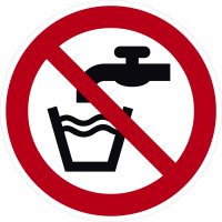 SV22 Verbotszeichen &quot;Kein Trinkwasser&quot;