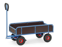 Handwagen 400 kg - 2-Achser mit 4 W&auml;nden, 250 mm hoch