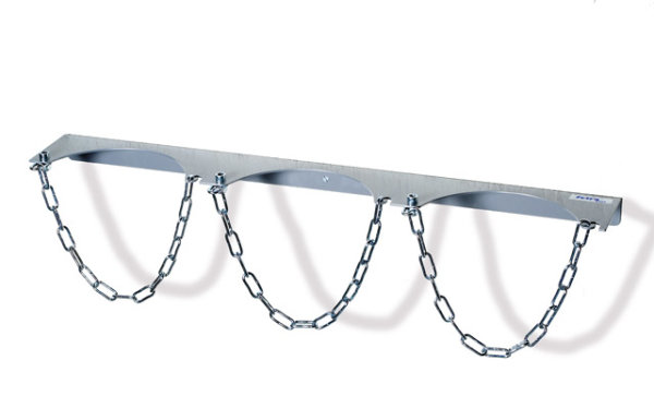 Stahlflaschen - Wandhalterung F&uuml;r 3 Flaschen