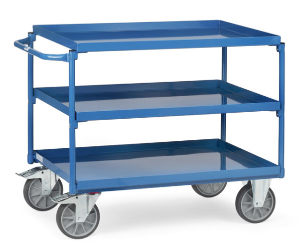 Tischwagen mit Wanne - Griff waagerecht