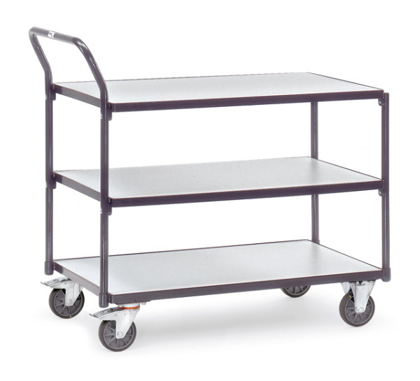 ESD-Tischwagen 250 kg; mit 3 B&ouml;den