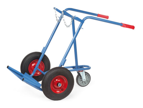Stahlflaschenkarre 150 kg, f&uuml;r 2 Stahlflaschen
