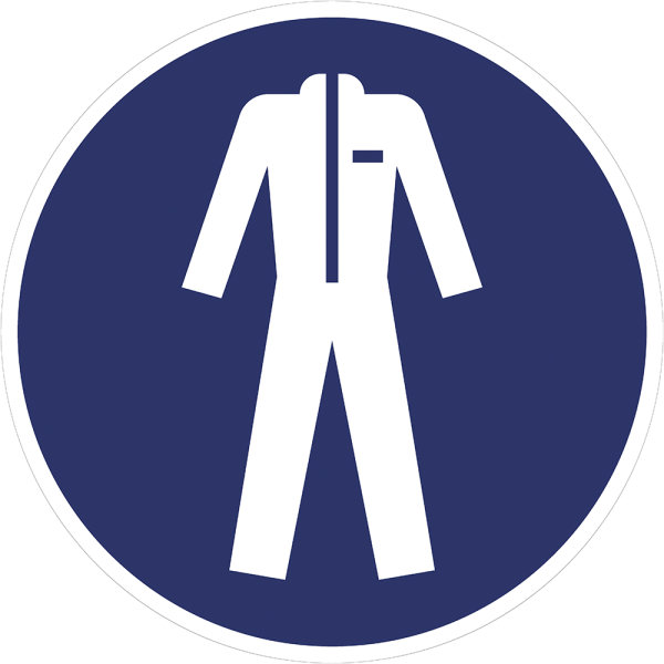 SG09 Gebotszeichen &quot;Schutzkleidung tragen&quot;