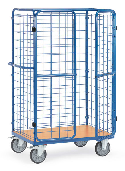 Paketwagen mit Doppelfl&uuml;gelt&uuml;ren 600 kg, H&ouml;he 1800 mm