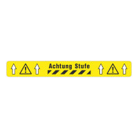 LPS-5125 Bedruckte Bodenmarkierung &quot;Achtung Stufe&quot;