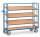 Etagenwagen mit verstellbaren B&ouml;den 500 kg, H&ouml;he 1560 mm