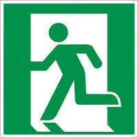 SR01 Rettungszeichen &quot;Rettungsweg links&quot;