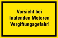HG03 Hinweisschild &quot;Vorsicht bei laufenden...