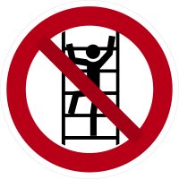 SV11 Verbotszeichen &quot;Aufsteigen verboten&quot;