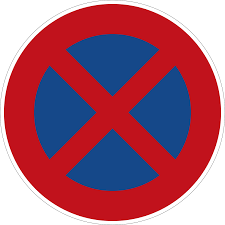 Verkehrszeichen &quot;Halteverbot&quot;