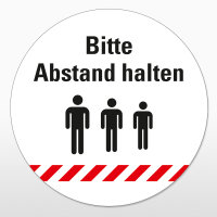 Bitte Abstand halten