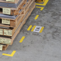 Bodenschild 1/2 DIN A4 l&auml;ngs