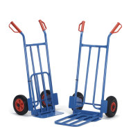 Paketkarren 250 kg, H&ouml;he 1150 mm, mit Stahlblech-...