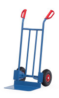 Stahlrohrkarren 250kg, H&ouml;he 1150 mm, breite Schaufel