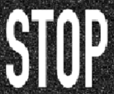 &quot;STOP&quot; Markierung