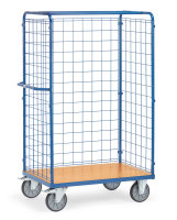 Paketwagen 600 kg mit 3 Drahtgitterw&auml;nden, H&ouml;he...