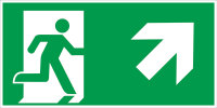 SR47 Rettungszeichen &quot;Rettungsweg rechts...