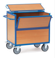 Holzkastenwagen 600 kg, mit W&auml;nden und Boden aus...