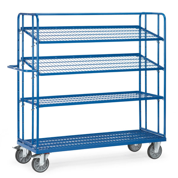 Etagenwagen mit verstellbaren B&ouml;den 500 kg, H&ouml;he 1800 mm