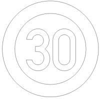 &quot;30&quot; Runde VZ wei&szlig;