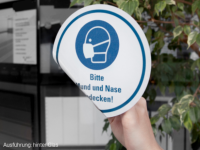 SG40 Gebotszeichen &quot;ABSTAND EINHALTEN (Version...