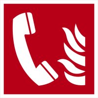 SB03 Brandschutzzeichen &quot;Brandmeldertelefon&quot;
