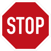 &quot;Halt&quot; Mehreckige VZ