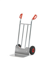 Alukarre 150 kg, H&ouml;he 1150 mm, breite Schaufel