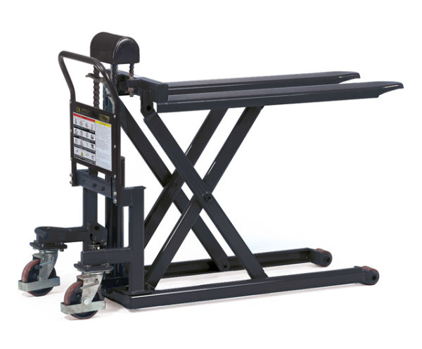 Scheren-Hubwagen bis 1000 kg, Lenkr&auml;der aus Polyurethan