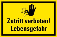 HG05 Hinweisschild &quot;Zutritt verboten!...