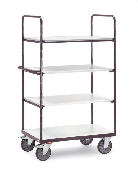 ESD-Etagenwagen mit 4 B&ouml;den; H&ouml;he 1800mm
