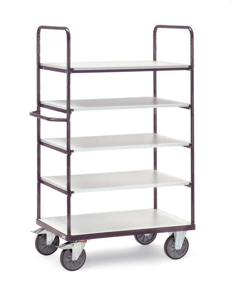 ESD-Etagenwagen mit 5 B&ouml;den; H&ouml;he 1800mm
