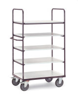 ESD-Etagenwagen mit 5 B&ouml;den; H&ouml;he 1800mm