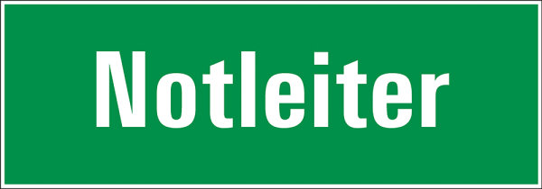SR21 Rettungszeichen &quot;Notleiter&quot;